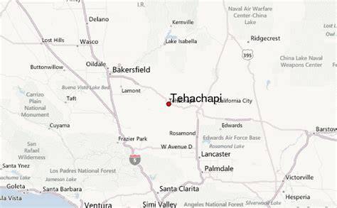 Tehachapi church location map