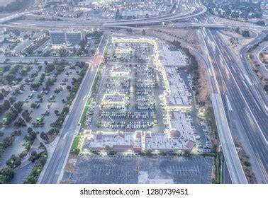 Cathedral City Marketplace shopping center aerial view