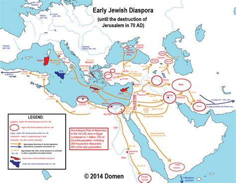 Map of Greek-speaking Jewish diaspora