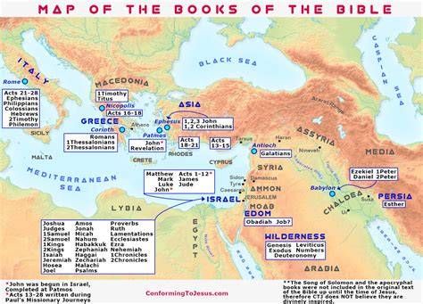 Biblical lands maps and chronology