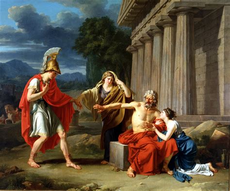 Oedipus journey to Colonus ancient Greek setting