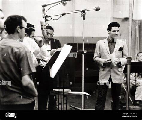 Elvis Presley recording studio 1957