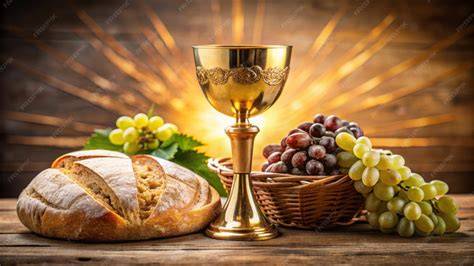 Christ blood chalice Eucharistic bread NIKA