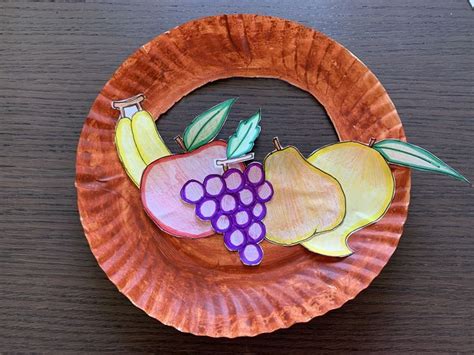 Paper plate Fruit of the Spirit basket
