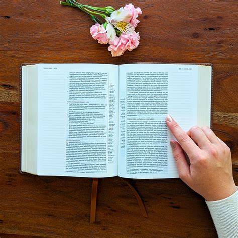 NKJV journaling Bible open pages