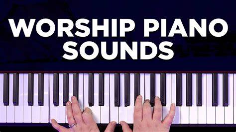Piano player practicing Christian worship song