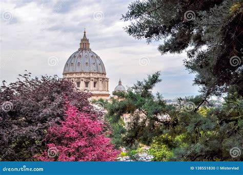 Vatican Gardens and St Peter’s Dome