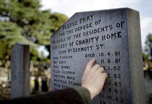 Magdalene laundry memorial burial plot
