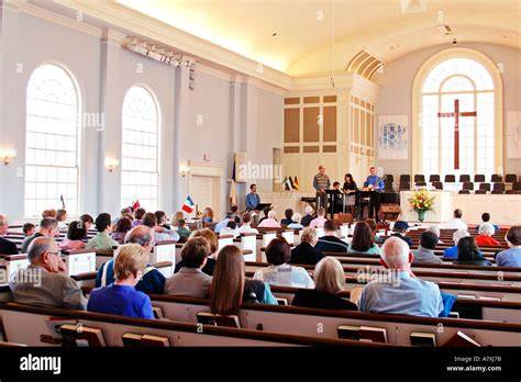 Christian church worship service congregation