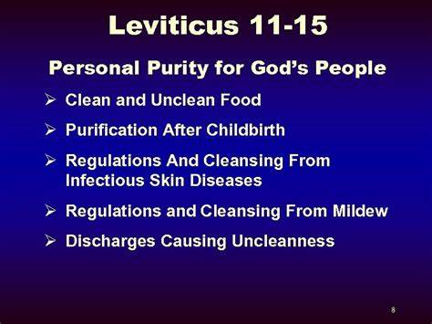 Leviticus 15 ritual purity diagram