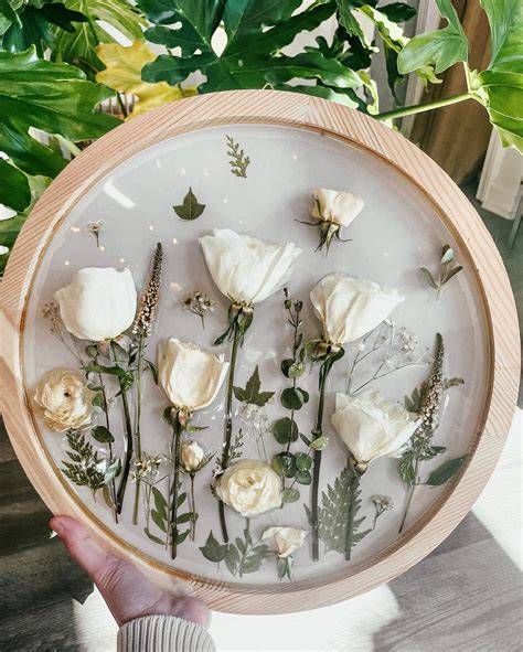 Preserved wedding flowers turned into rosary