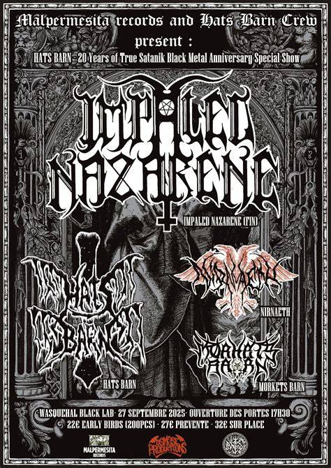 Impaled Nazarene early lineup on stage