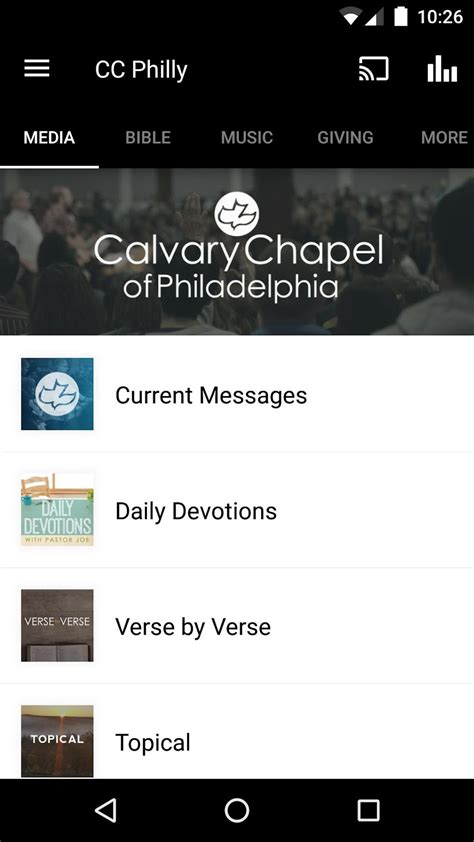 Calvary Chapel Philadelphia teaching app