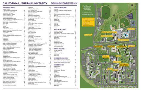 Cal Lutheran University campus map