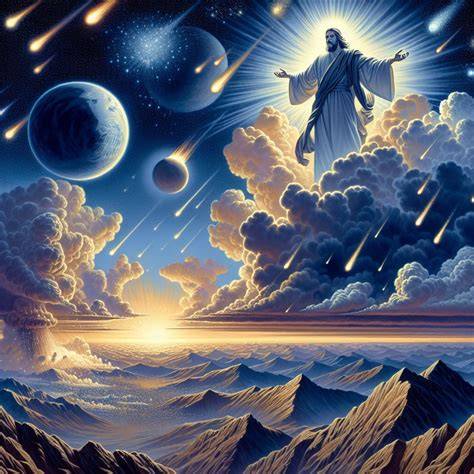 Biblical cosmic signs darkened sun stars